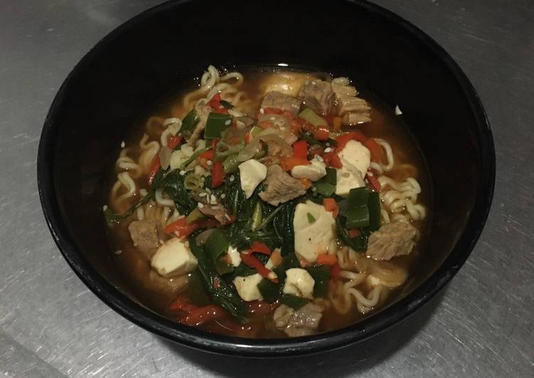 Resep Bakmi Rebus Daging dan Tofu, Lezat