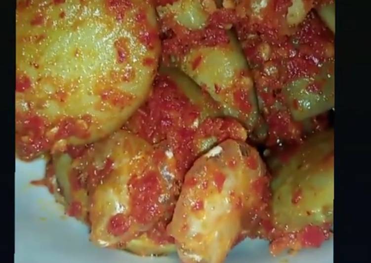 Bagaimana Menyiapkan Sambal merah jengkol udang yang Sempurna