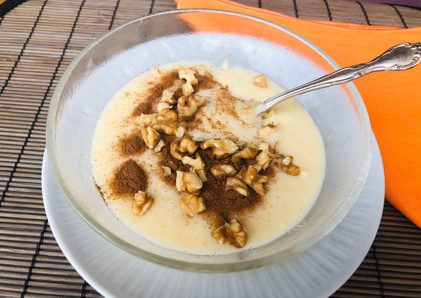 Keto -“Arroz” con leche