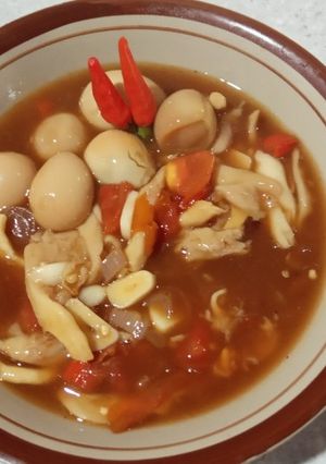 Foto resep Oseng jamur tiram puyuh pedas manis