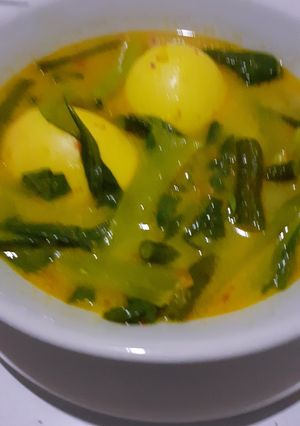 Foto resep 🍒 gulai telor sayur