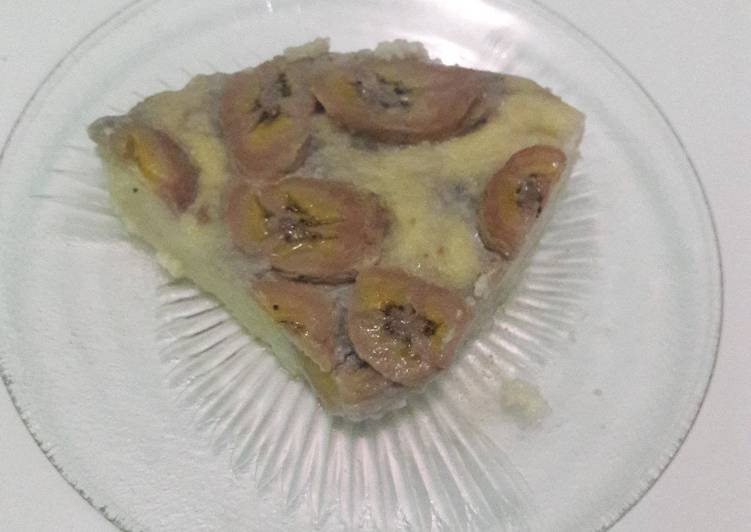 Puding roti pisang raja