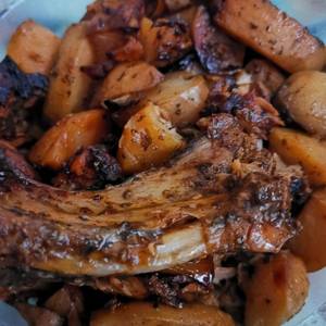 Costillas crockpot (olla lenta)