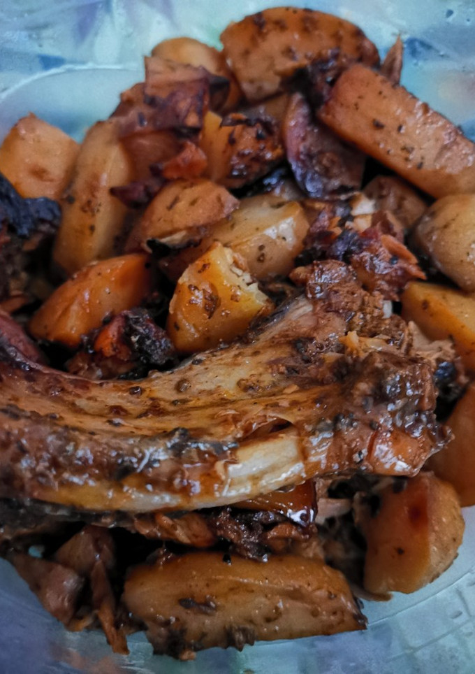 Una foto de Costillas crockpot (olla lenta)