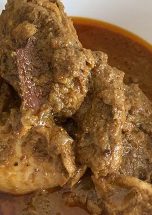 আদা বাটায় মুরগির মাংস(ada batay murgir mangsho recipe in Bengali) রেসিপির প্রধান ছবি