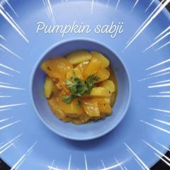 A picture of Pumpkin sabji.