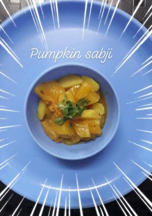 A picture of Pumpkin sabji.