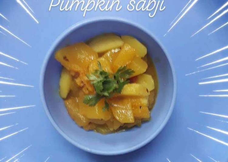 Pumpkin sabji