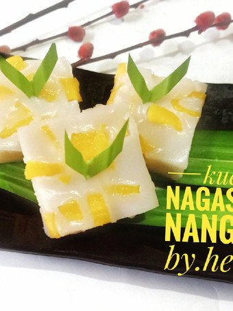 Bagaimana Membuat Kue nagasari nangka versi potong Enak Terbaru