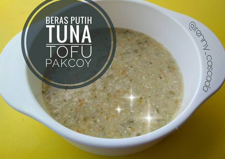 Resep Mpasi 7 bulan menu 4 bintang tuna, tofu, Enak Banget