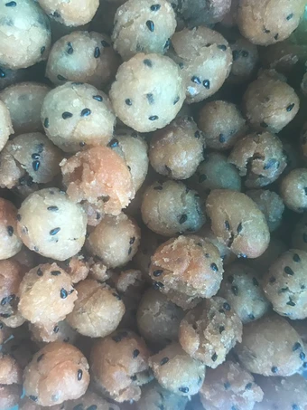 Langkah Gampang Membikin Resep Onde onde ceplus buah naga putih (snack untuk ABK) yang Uenak Anti Ribet, Mantap Sekali