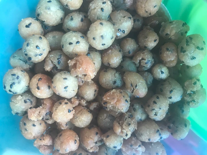 Langkah Gampang Membikin Resep Onde onde ceplus buah naga putih (snack untuk ABK) yang Uenak Anti Ribet, Mantap Sekali