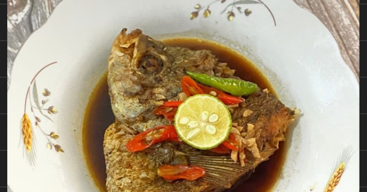 Ikan Goreng Kuah Kecap Pedas Manis