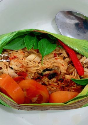 Foto resep Nasi bakar ayam suir kemangi