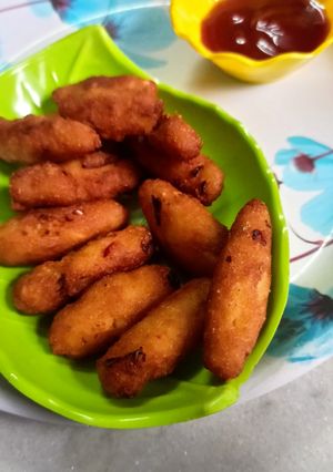 पोटैटो नगेट्स (Potato nuggets recipe in Hindi) रेसिपी मुख्य फोटो
