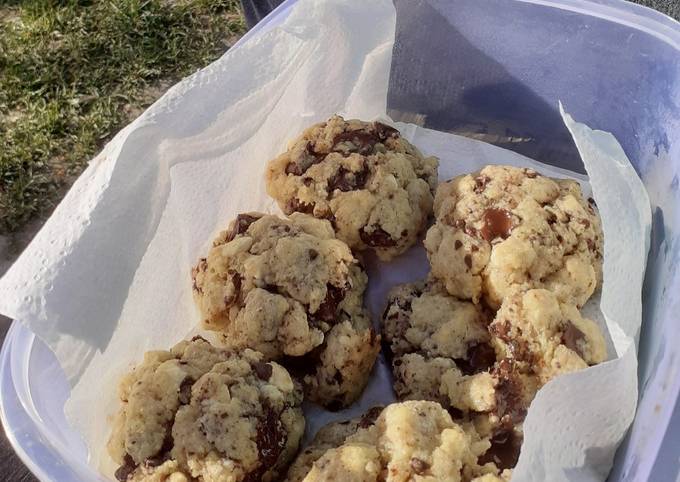 Gummy cookies chocolats noir et blanc