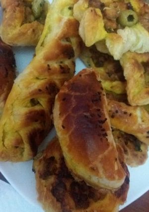 صورة لوصفة مقبلات بالعجينة المورقة