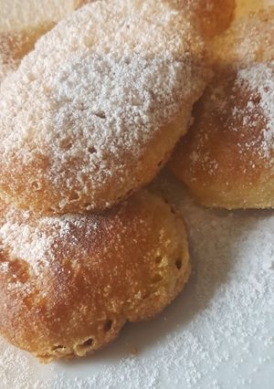 A picture of Quick Kabyle Beignets with Honey or Powdered Sugar.
