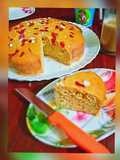 सूजी का स्पॉन्ज चेरी केक (suji ka sponge cherry cake recipe in hindi)