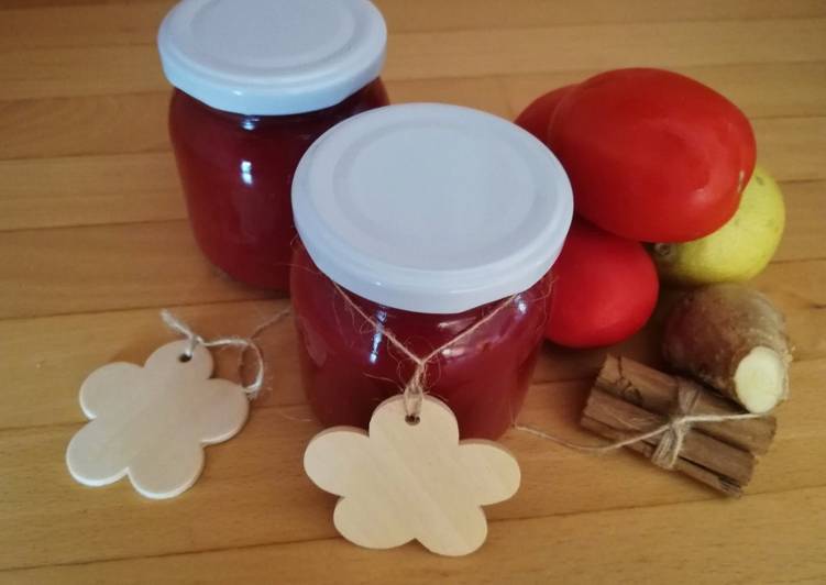 Step-by-Step Guide to Make Favorite Confettura di pomodori con zenzero, cannella e limone 🌷