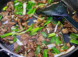 Gambar Stir Fry Beef with Leek