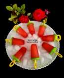 Rose Shikanji Ice Candy Popsicles
