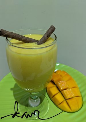 Foto resep Mango 🥭 Vanilla Milkshake