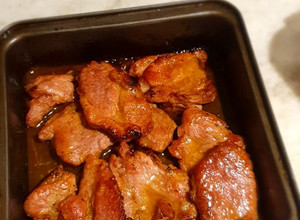 Una foto de Carne de Cerdo en Salsa Naranja Agridulce