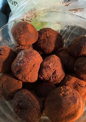 รูปของ Protein ball - มันเทศ