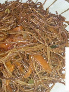 Brown spaghetti ainihin hoton girkin
