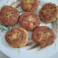 A picture of Chicken shami kabab.