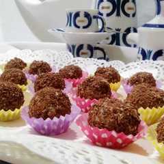 Una foto de Kirschetas (trufas/bombones)