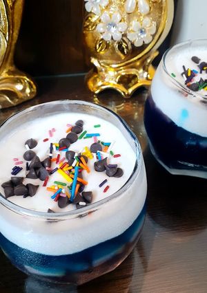 A picture of Jello creamy shake.