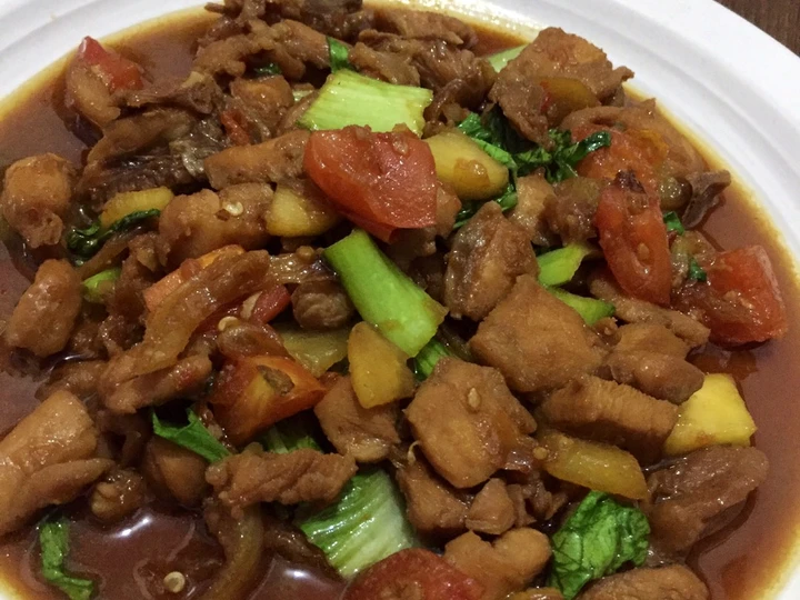 Easy Ways Make Recipes Chicken Fillet Saos Tiram the Can Spoil the Tongue Tasty.