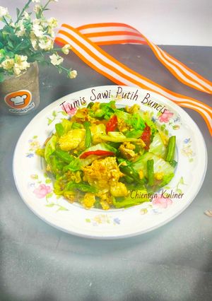 Foto resep Tumis Sawi Putih Buncis