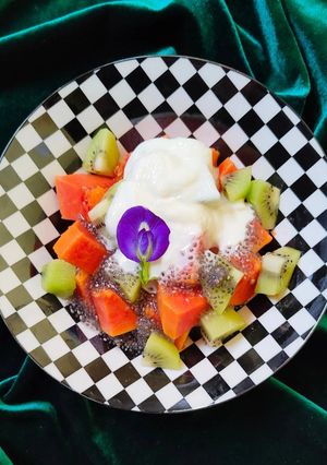 Foto resep Buah yogurt chiaseeds