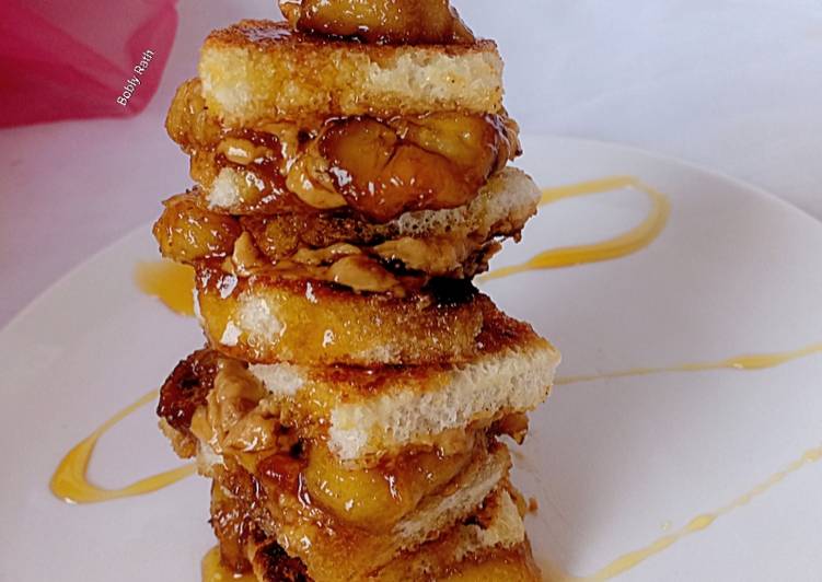 Guide to Prepare Caramelized mini tower sandwich