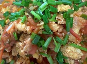 Gambar Telur Ayam Kampung Tomato Paprika