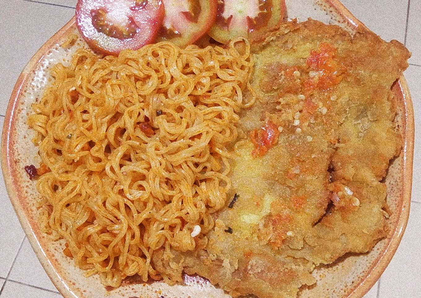 Indomie Ayam Geprek & Telur Geprek