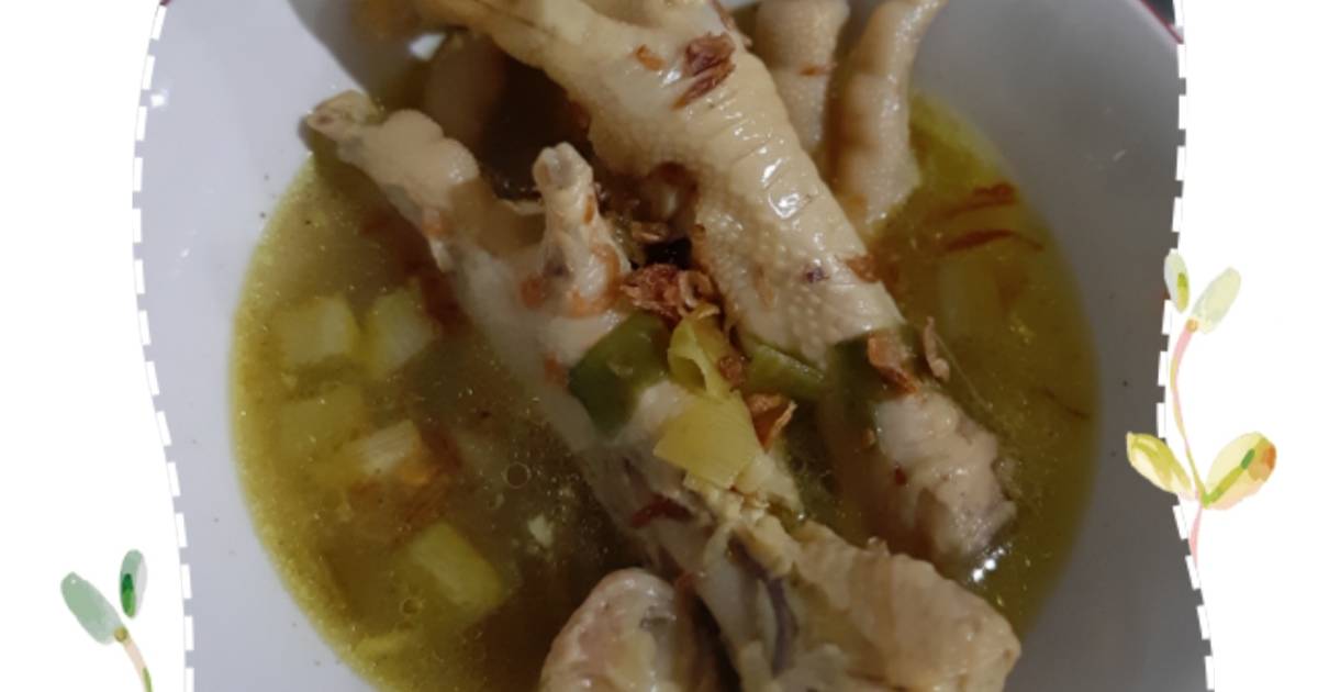 1 346 resep  cara membuat soto ceker  enak dan sederhana 