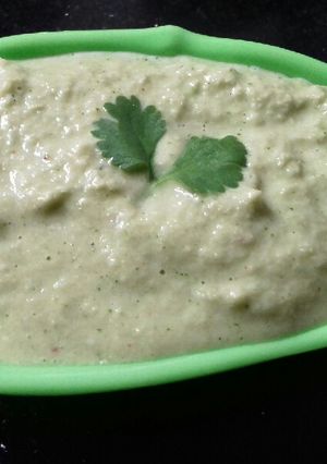 A picture of Coconut chutney.