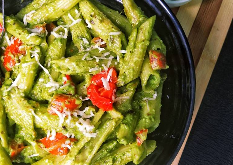 Recipe of Perfect Spinach pesto pasta