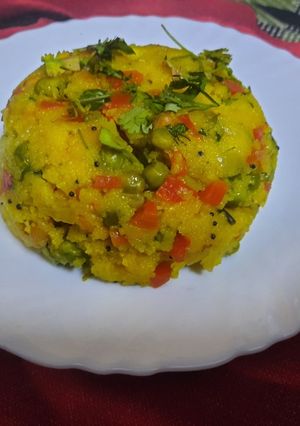 A picture of Vegetable upma.