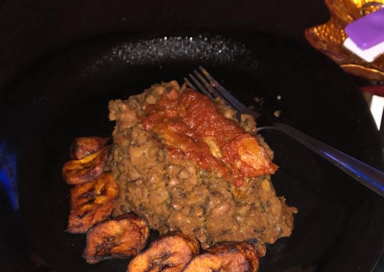 Beans and Fried Plantain