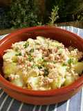 Potatoes with Aioli and Tuna