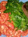 Fried Sukuma wiki with Amaranth (Terere)