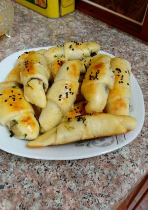 صورة لوصفة فطائر بالسبانخ