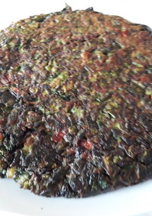 Una foto de Tortilla de acelga
