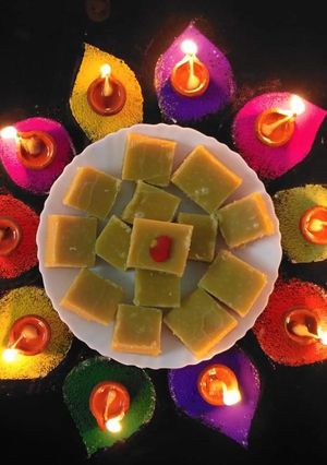 A picture of Mysore pak.