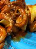 Fettuccine al sugo di polpo